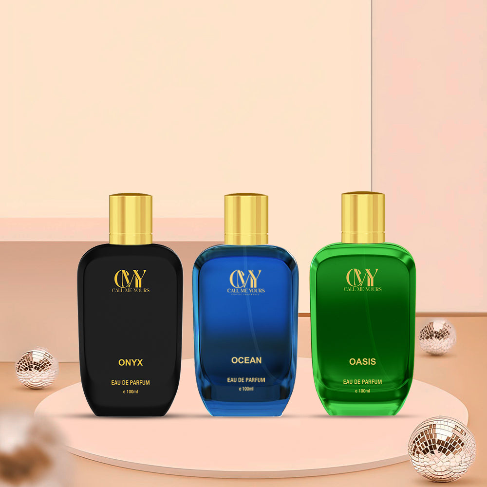 CMY Ocean, Oasis & Onyx Perfume (Combo pack of 3)