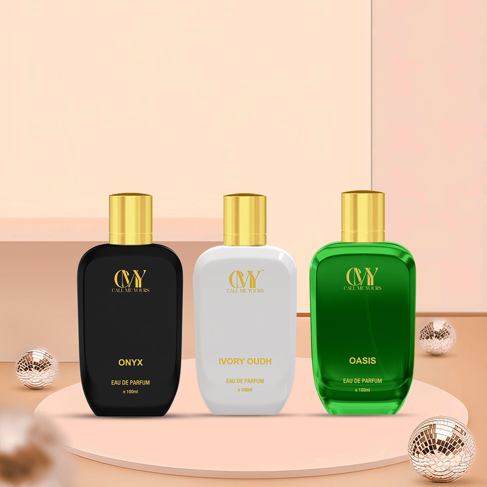CMY Ivory Oudh, Oasis & Onyx Perfume (Combo pack of 3)