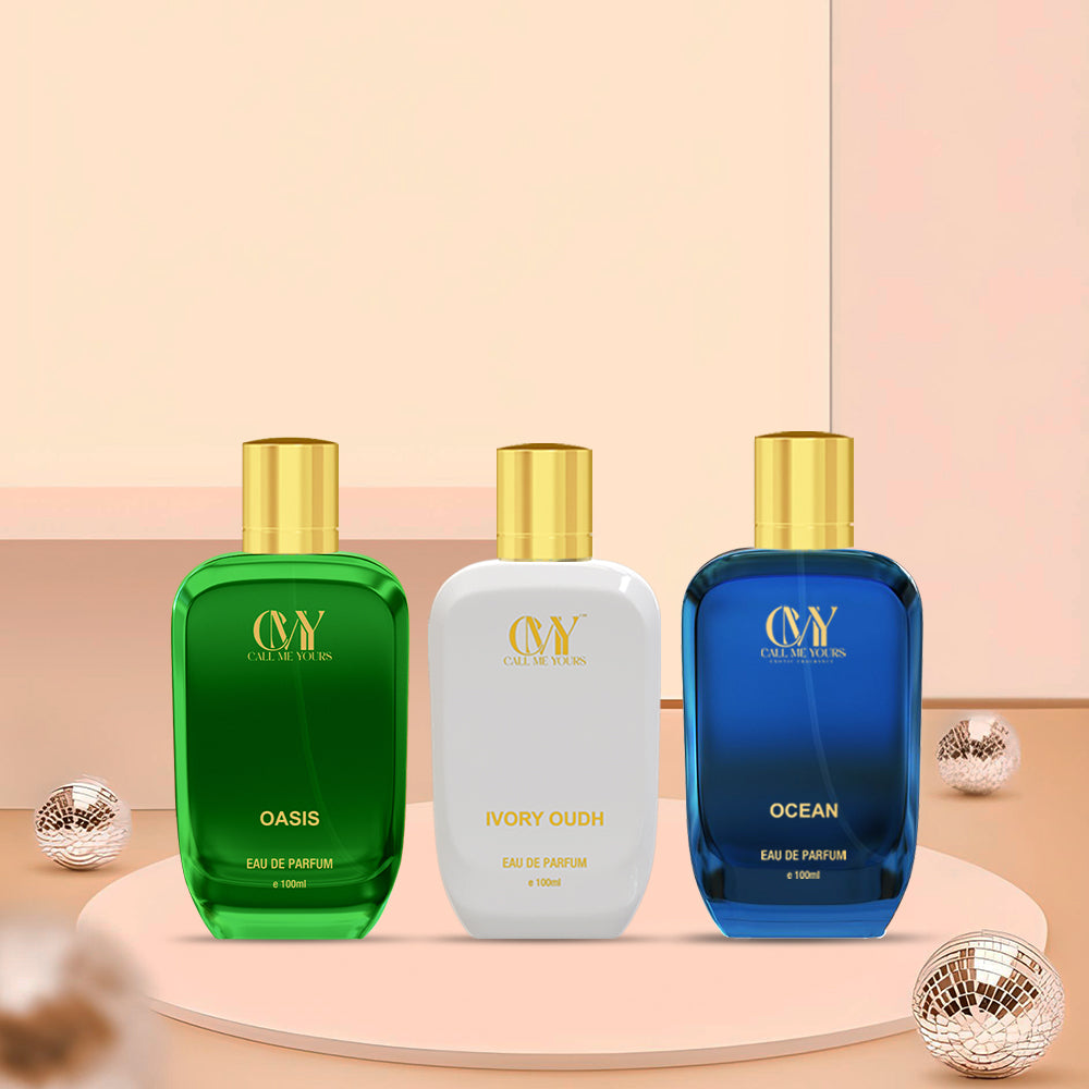 CMY Oasis, Ivory Oudh & Ocean Perfume (Combo pack of 3)