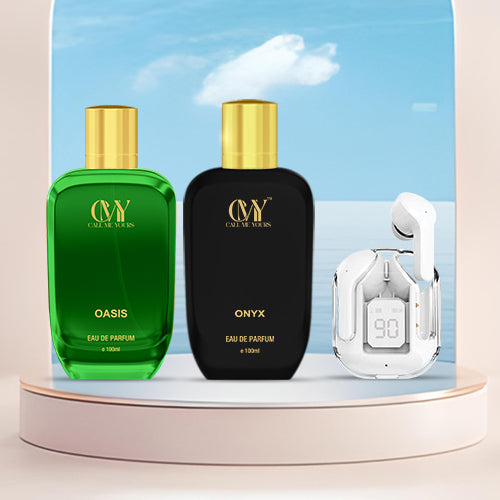 CMY Oasis + Onyx Perfume + Earbuds (White)
