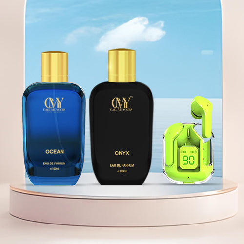 CMY Onyx + Ocean Perfume + Earbuds (Green)