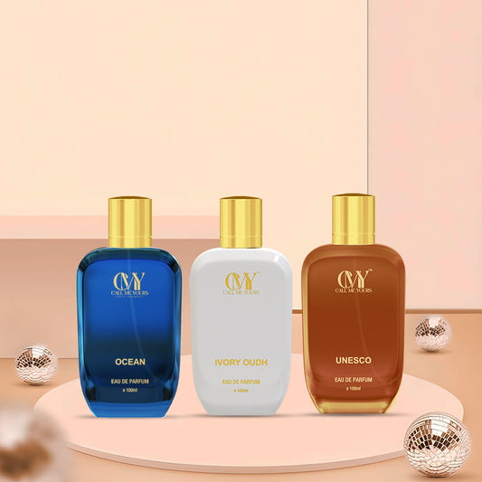 CMY Ocean, Ivory Oudh & Unesco Perfume (Combo pack of 3)